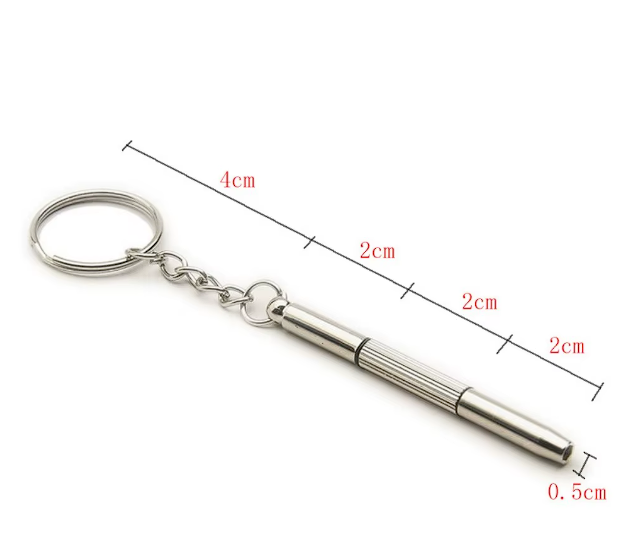 Kit 15 Mini Chaves de Fenda para Óculos e Relógios